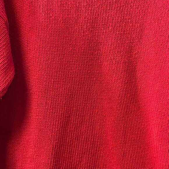 VintageโAlexandra Bartlett Garden Spring Patchwork Knit Cardigan XL - Picture 9 of 11